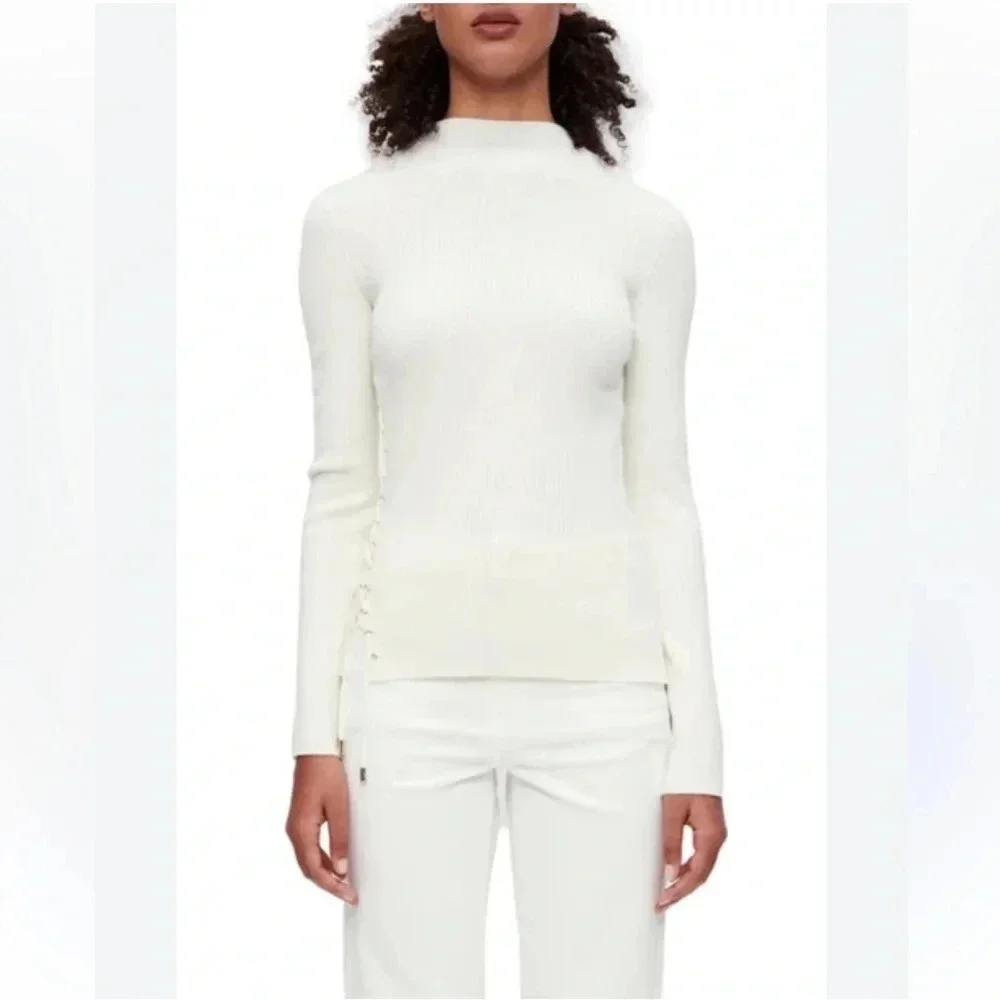 Maje Ribbed-knit turtleneck sweater- Size 1; Brand New Condition with Tags